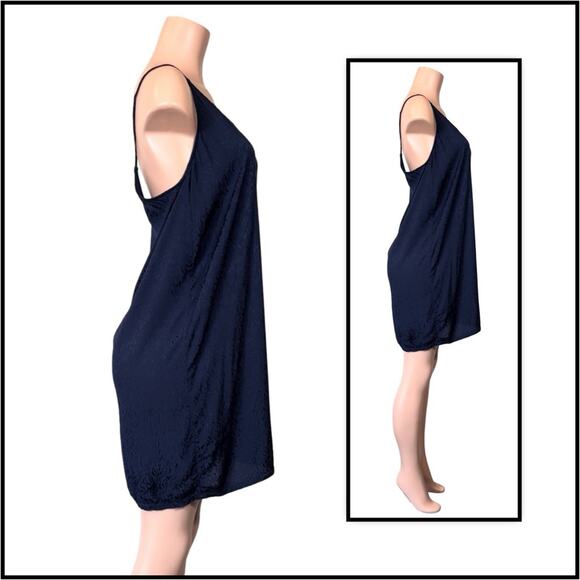 Nation LTD Penelope V Back Slip Dress in Ink $179 - Picture 10 of 12